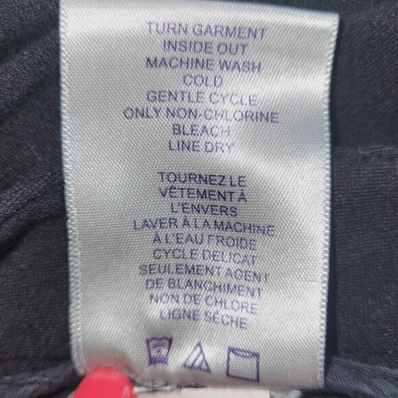 NYDJ Classic Straight Leg Knit Trouser Pant Black Women's Size 12P - Picture 11 of 12